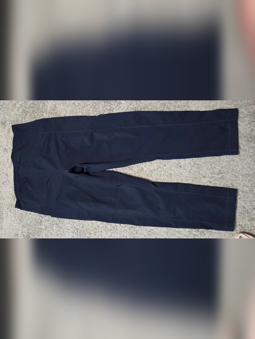 90 Degree By Reflex Women's Navy Leggings With Pockets Size Large